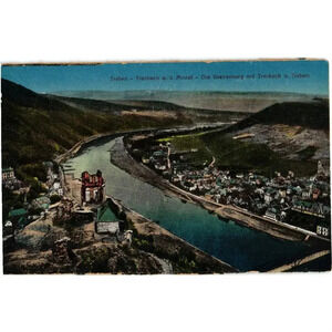 Traben Trarbach A. D. Mosel - Die Grevenburg Mit Traibach U. Traben Postcard